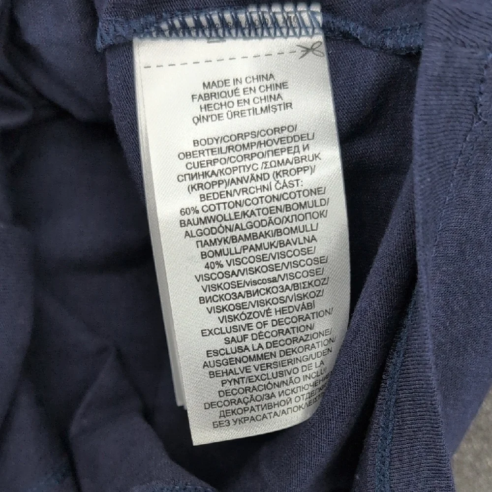 Polo by Ralph Lauren Navy Long Sleeve Tee - Picture 5 of 6